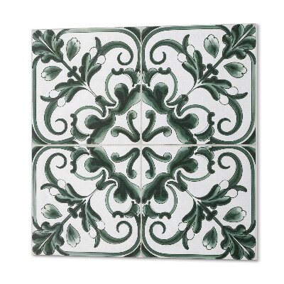 Plăcile de vinil Geometria pătratelor plantelor
