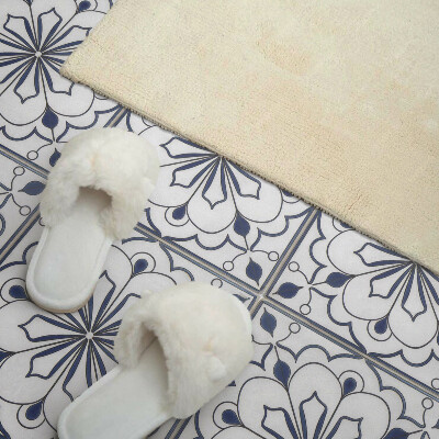 Plăci de vinil Model ceramic cu flori