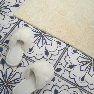 Plăci de vinil Model ceramic cu flori