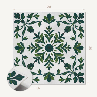 Plăci de vinil Ornamente cu motiv vegetal