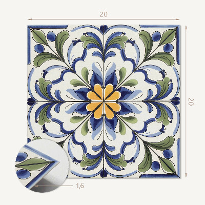 Plăci de vinil Decoratiuni ceramice cu accent floral