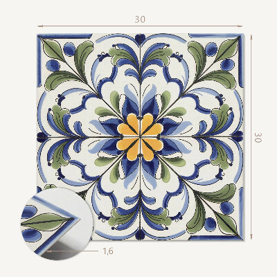 Plăci de vinil Decoratiuni ceramice cu accent floral