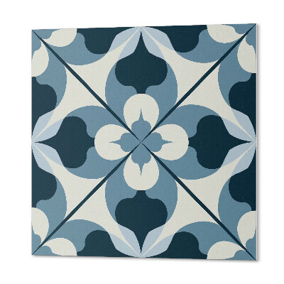Plăcile de vinil Model geometric într-o versiune artistică