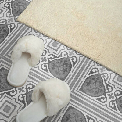 Plăcile de vinil Model simetric cu detalii decorative
