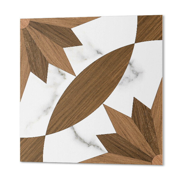 Plăci din vinil Motive din lemn în stil geometric