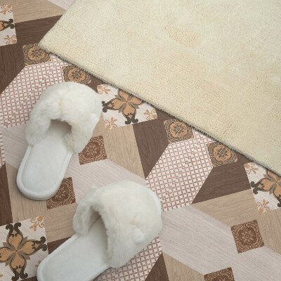 Plăcile de vinil Mozaic ornamental într-un stil distinctiv
