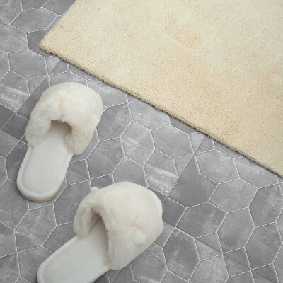 Plăci din vinil Model hexagonal mozaic într-un stil modern