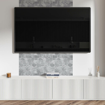 Plăci din vinil Model hexagonal mozaic într-un stil modern