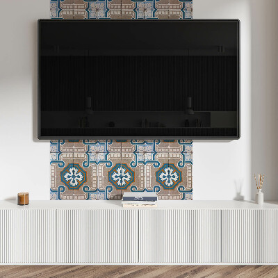 Plăci din vinil Mozaic ornamental într-un stil grafic