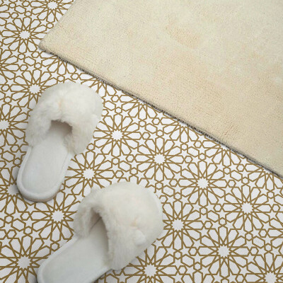 Plăcile de vinil Motiv stea în forme geometrice