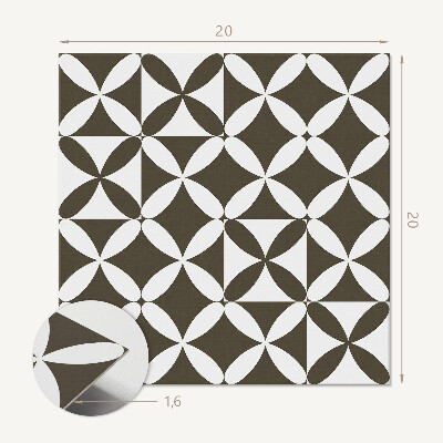 Plăcile de vinil Motiv abstract cu forme geometrice