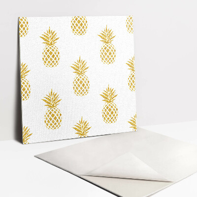 Plăci de vinil Ananas auriu din desene animate