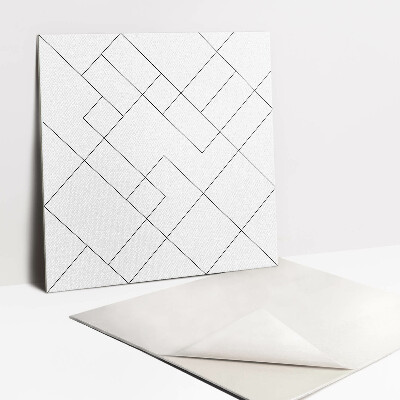 Plăcile de vinil Pătrate minimaliste