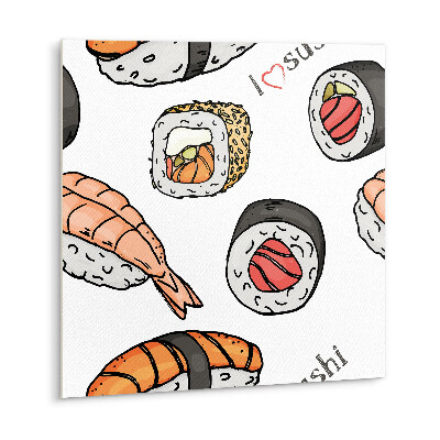 Plăcile de vinil Sushi de desene animate