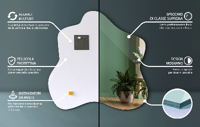 Oglindă asimetrică în formă de pată