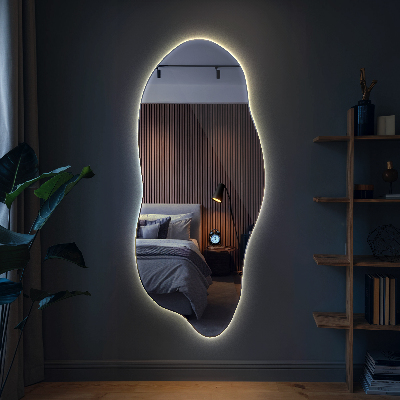 Oglinda asimetrica cu led eficient