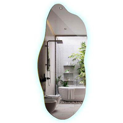 Oglinda asimetrica cu led eficient
