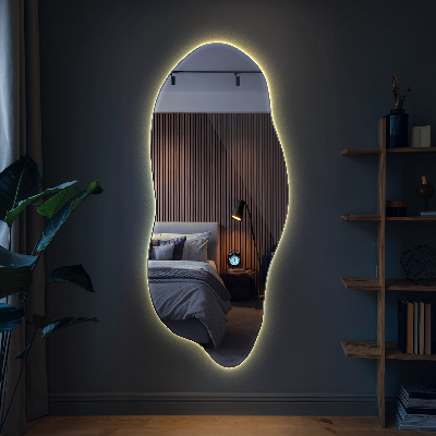 Oglinda asimetrica cu led eficient