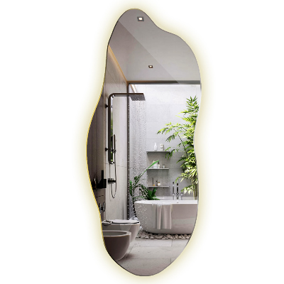 Oglinda asimetrica cu led eficient
