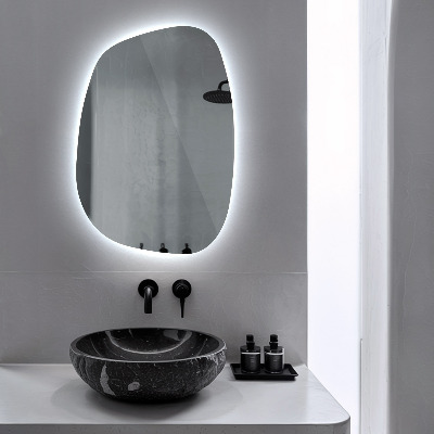 Oglindă LED exclusivistă cu linii delicate
