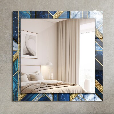 Decorare de perete cu oglindă Mozaic geometric abstract