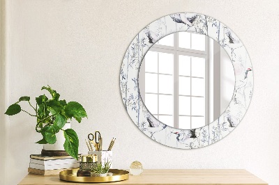 Decoratiuni perete cu oglinda Macarale păsări