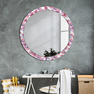 Decoratiuni perete cu oglinda Flori de acuarelă