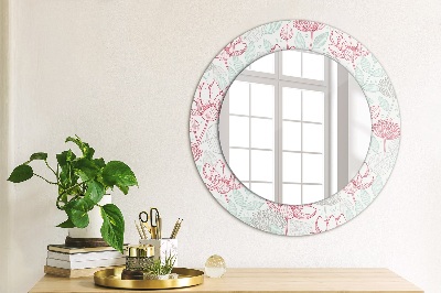 Decoratiuni perete cu oglinda Flori
