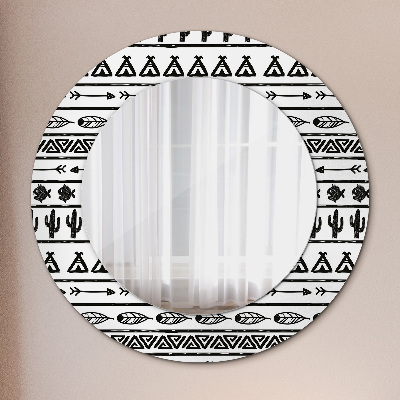 Decoratiuni perete cu oglinda Boho minimalist