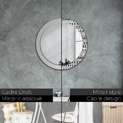 Decoratiuni perete cu oglinda Boho minimalist