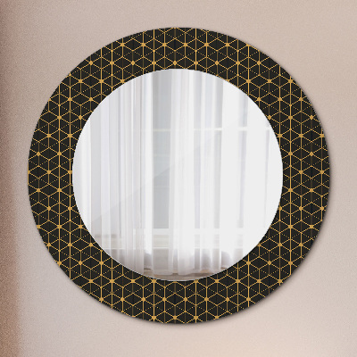 Decoratiuni perete cu oglinda Geometrie hexagonală