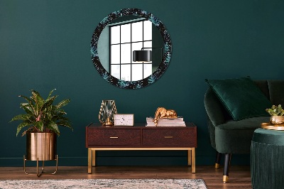 Decoratiuni perete cu oglinda Frunze exotice