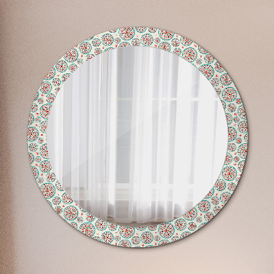 Oglinda cu decor rotunda Model boho