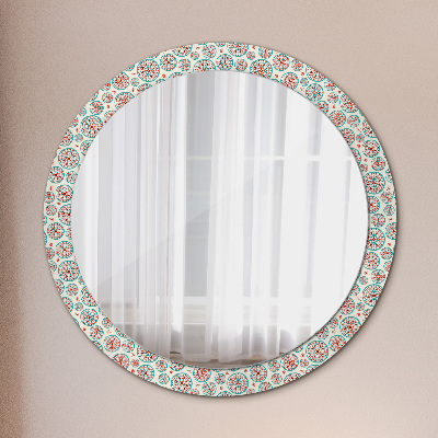 Oglinda cu decor rotunda Model boho