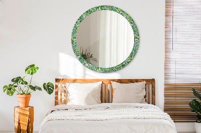 Decoratiuni perete cu oglinda Palmă tropicală