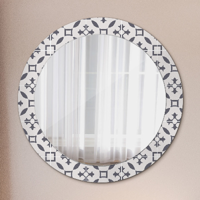 Oglinda cu decor rotunda Placi antice