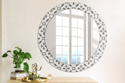 Oglinda cu decor rotunda Placi antice