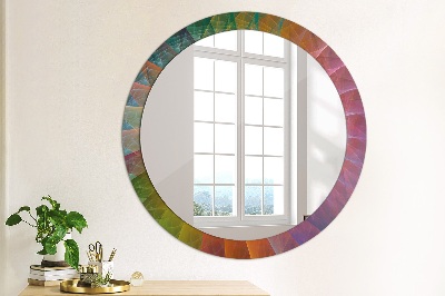 Oglinda rotunda imprimata Spirală hipnotică