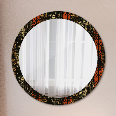 Oglinda rotunda imprimata Model abstract grunge
