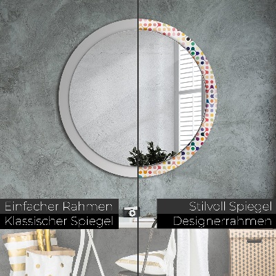Decoratiuni perete cu oglinda Seamless multi -colored