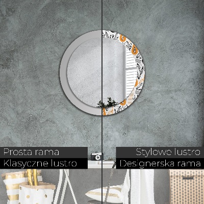 Decoratiuni perete cu oglinda Model papai