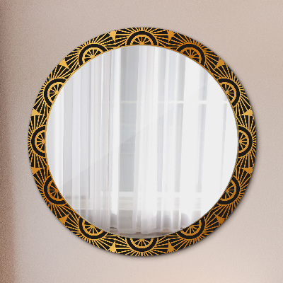 Decoratiuni perete cu oglinda Mandala de aur