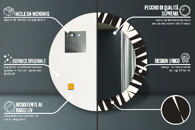 Decoratiuni perete cu oglinda Geometrie de abstractizare