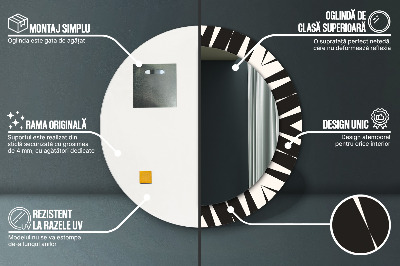 Decoratiuni perete cu oglinda Geometrie de abstractizare