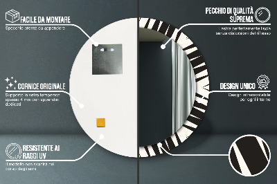 Decoratiuni perete cu oglinda Geometrie de abstractizare