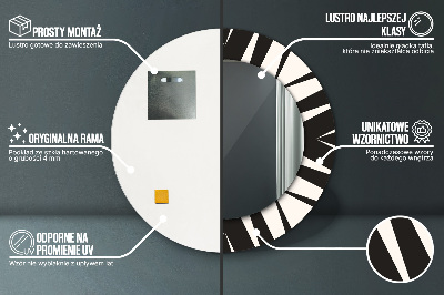 Decoratiuni perete cu oglinda Geometrie de abstractizare