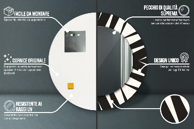 Decoratiuni perete cu oglinda Geometrie de abstractizare