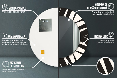 Decoratiuni perete cu oglinda Geometrie de abstractizare