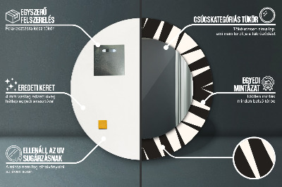 Decoratiuni perete cu oglinda Geometrie de abstractizare