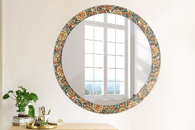 Oglinda rotunda imprimata Ilustrație pentru anul florii